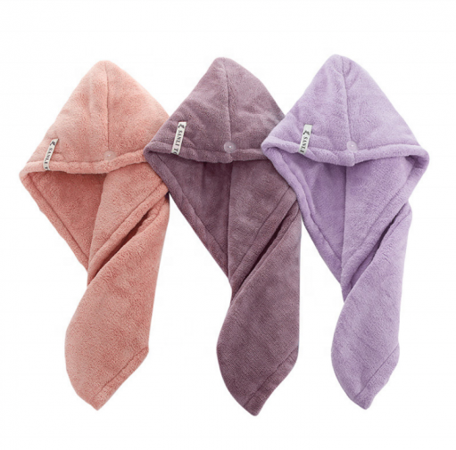 Promotional Super Absorbent Microfiber Hair Wrap Towels